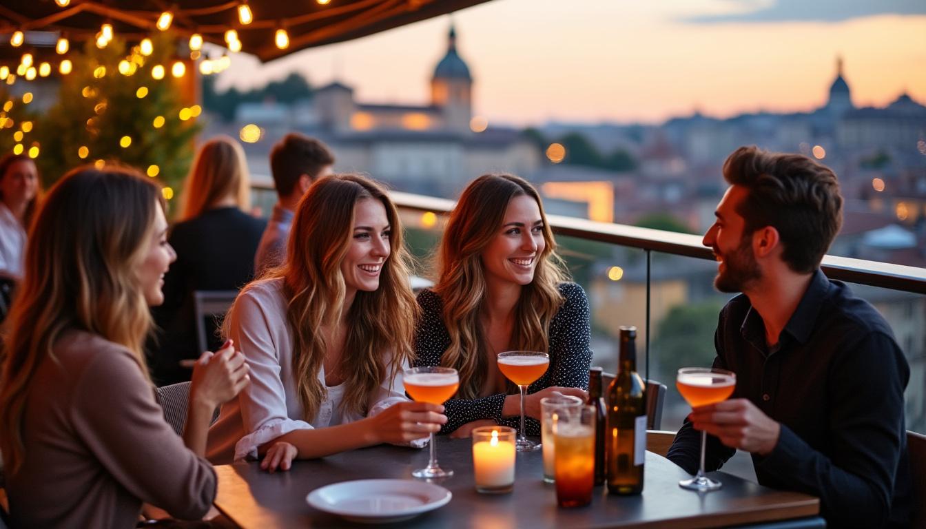explorez les meilleurs rooftops à lyon et profitez d'une vue imprenable sur la ville tout en savourant un moment unique.