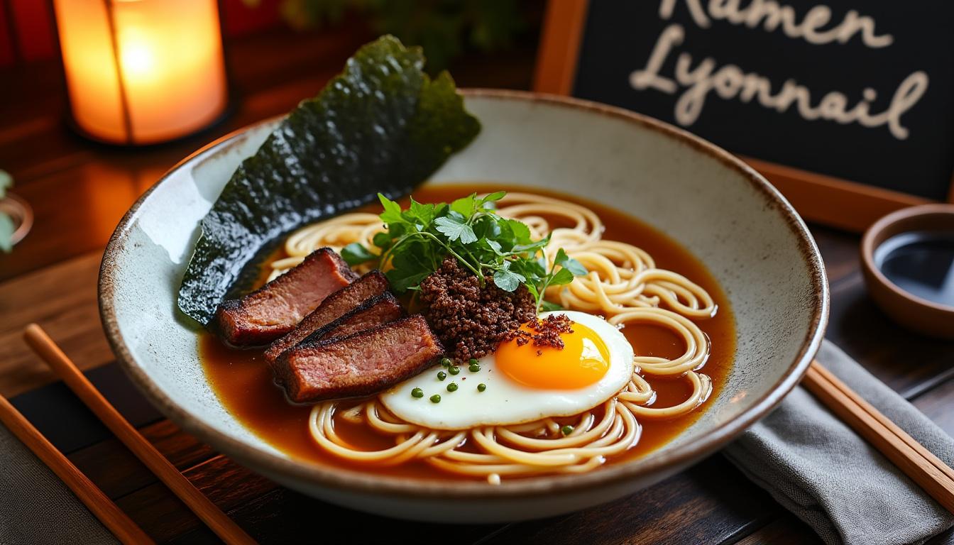 découvrez le fufu ramen à lyon, un plat fusion unique et gourmand qui allie traditions africaines et saveurs japonaises pour une expérience culinaire inoubliable.