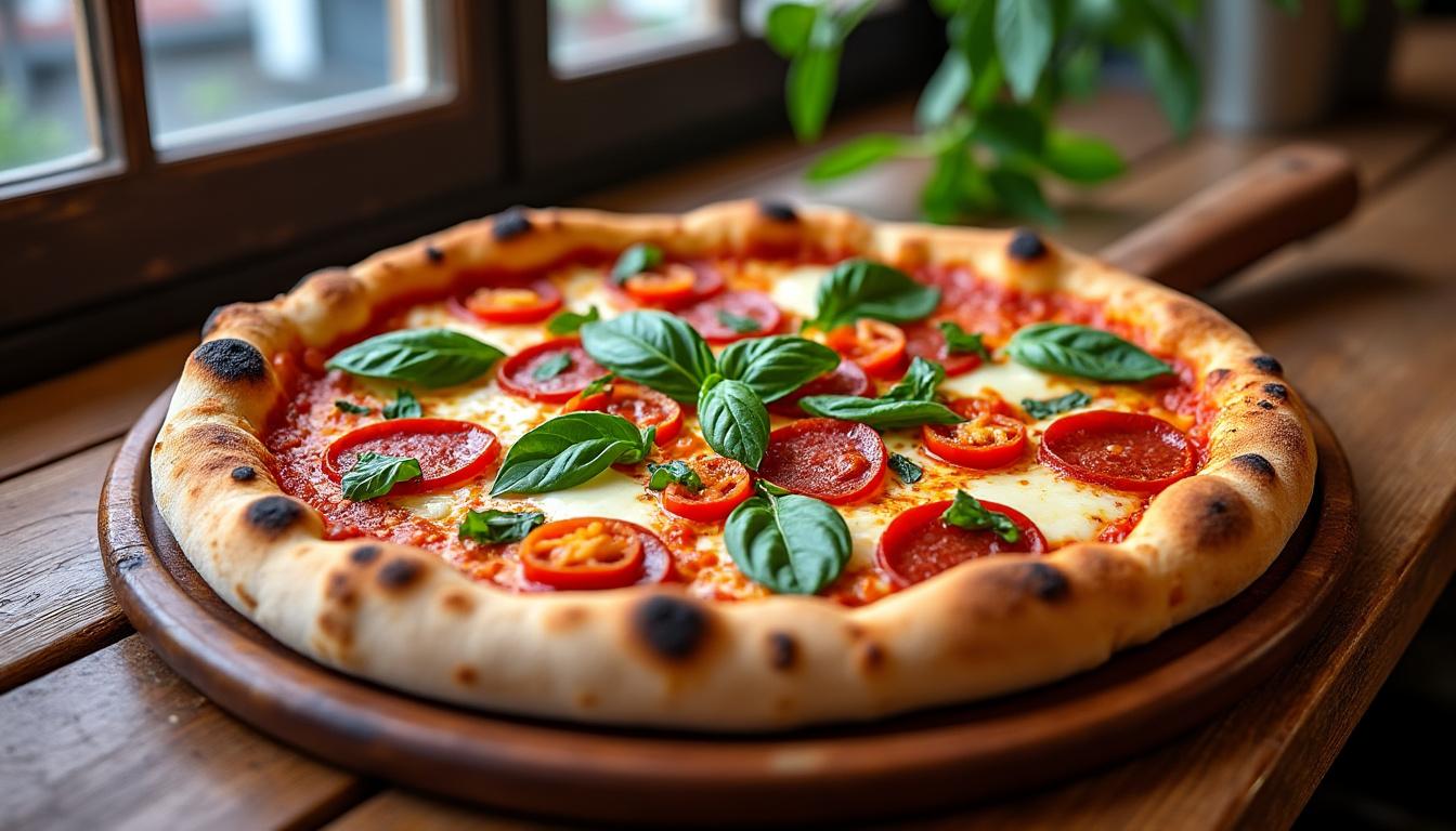 découvrez la délicieuse pizza mamamia de jordan tomas à lyon gerland, un savoureux mélange de saveurs authentiques à ne pas manquer.
